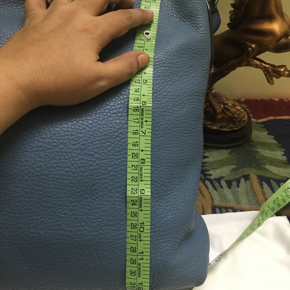 Authentic Large Michael Kors Brooklyn Shoulder Bag in Baby Blue - Picture 11 of 15